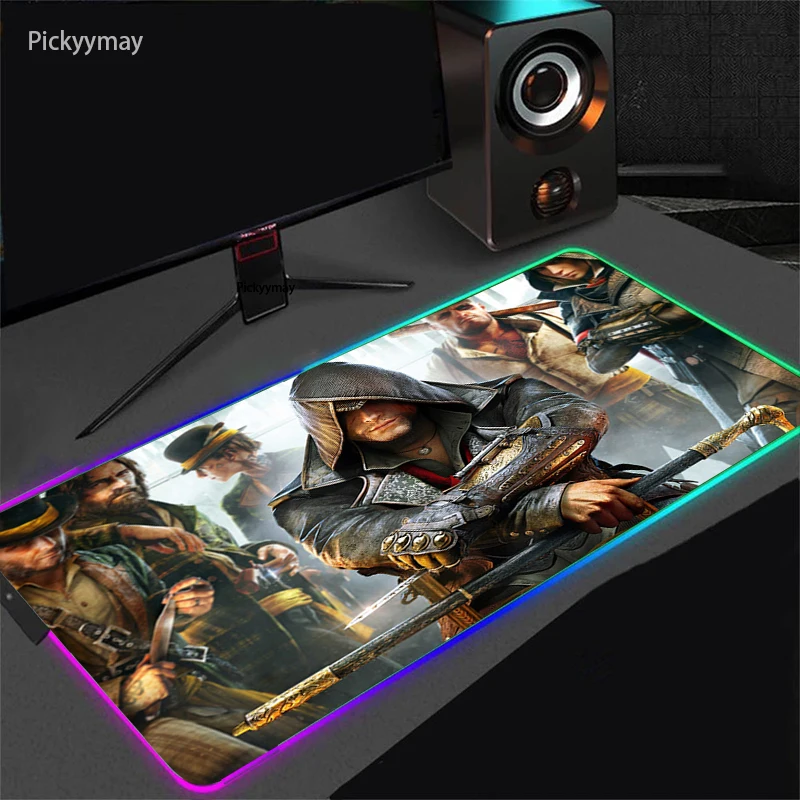 Assassins Creed RGB Gaming Mouse Pad LED Speed Gamer Laptop Keyboard Desk Pads Large Mouse Mat Mousepad With Backlight Carpet
Assassins Creed RGB Gaming Mouse Pad LED Speed Gamer Laptop Keyboard Desk Pads Large Mouse Mat Mousepad With Backlight Carpet