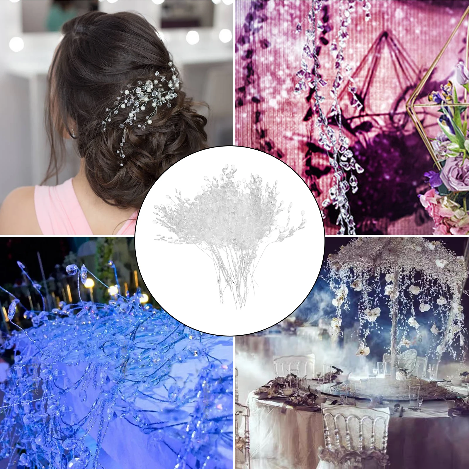 50pcs Crystal Bud Branches Artificial Plant Flower Twigs For Wedding Party Home Decor Floral Crafts DIY Bouquets Handicrafts
50pcs Crystal Bud Branches Artificial Plant Flower Twigs For Wedding Party Home Decor Floral Crafts DIY Bouquets Handicrafts