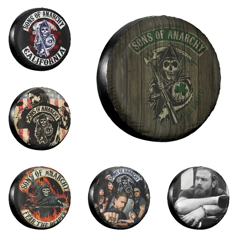 Sons Of Anarchy Spare Tire Cover Case Bag Pouch Weatherproof Dust-Proof TV Show Wheel Cover for Jeep Pajero 14" 15" 16" 17" Inch
Sons Of Anarchy Spare Tire Cover Case Bag Pouch Weatherproof Dust-Proof TV Show Wheel Cover for Jeep Pajero 14" 15" 16" 17" Inch