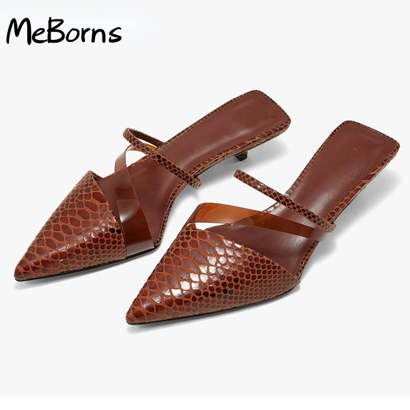 New Fashion Brand Low Heel Slippers Women Slip On Pointed Toe Thin Heel Slides Outdoor Casual Mules Ladies Dress Shoes
New Fashion Brand Low Heel Slippers Women Slip On Pointed Toe Thin Heel Slides Outdoor Casual Mules Ladies Dress Shoes