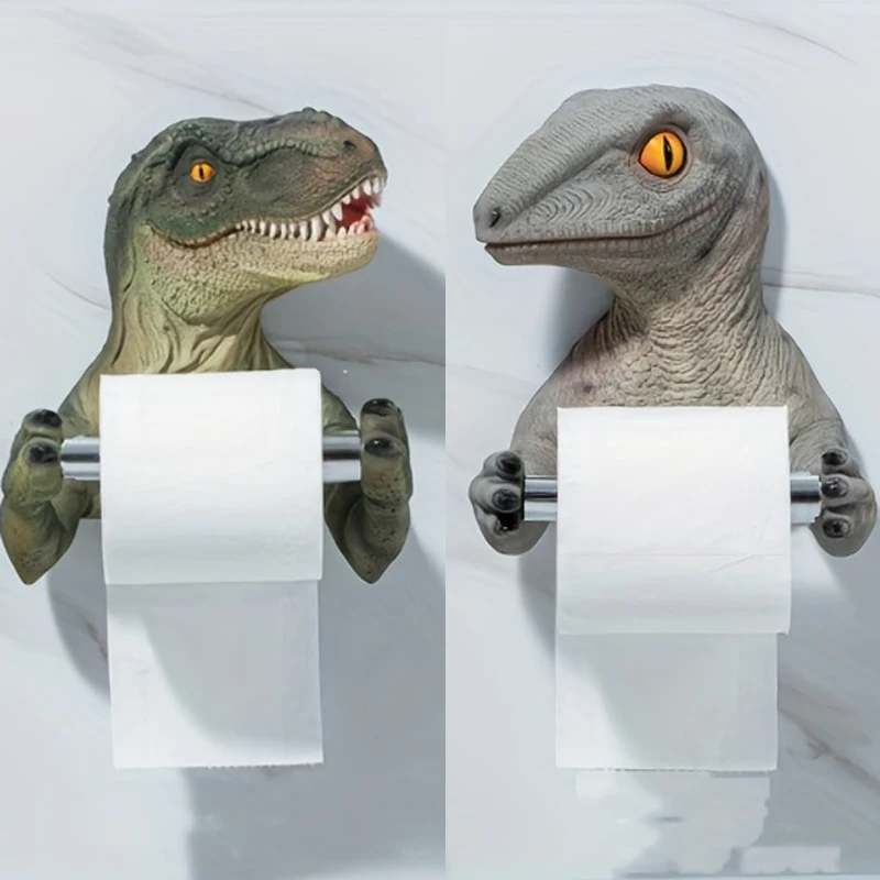 3D Dinosaur Toilet Paper Holder Organization Wall Storage Toilet Roll Holder Shelf Organizer Punch Free for Bathroom Shower Room
3D Dinosaur Toilet Paper Holder Organization Wall Storage Toilet Roll Holder Shelf Organizer Punch Free for Bathroom Shower Room