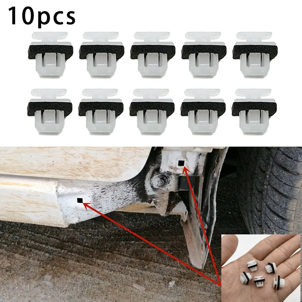 

10*Car Sill Moulding Side Skirt Trim Clips For Honda Interior Widely Application Car Clips Plastic Car Interior Accessories