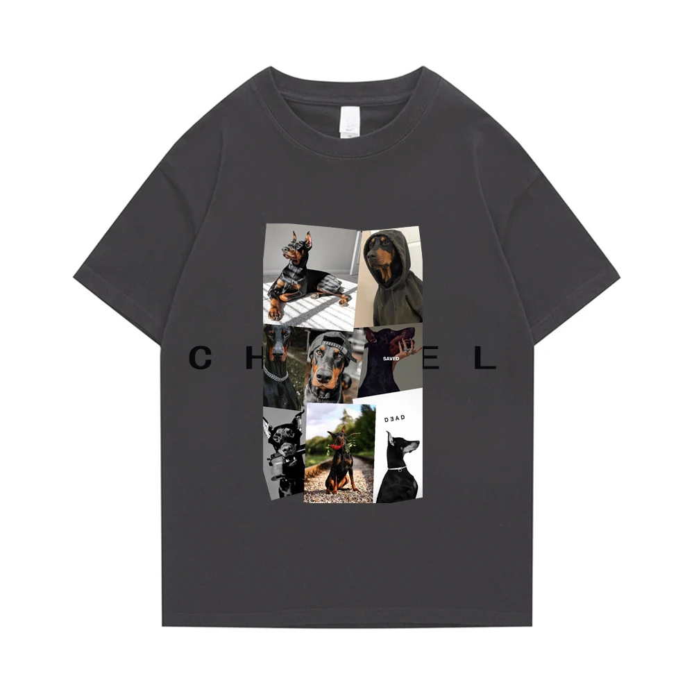 Round Neck T Shirt Woman 2023 Fashion Cotton Dog Cartoon Print Short Sleeve Tees Men High Quality Casual Unisex Clothing Tops
Round Neck T Shirt Woman 2023 Fashion Cotton Dog Cartoon Print Short Sleeve Tees Men High Quality Casual Unisex Clothing Tops