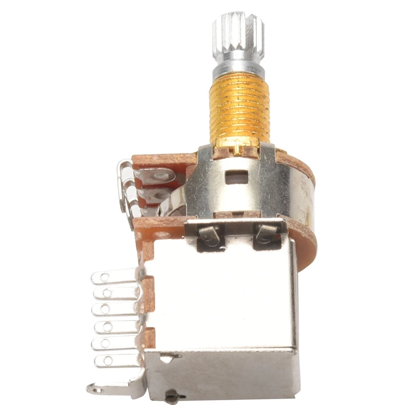 3X A500K Potentiometer Push Pull Switch Splined Dpdt Pot Shaft 25Mm Electric Guitar Tone Volume Parts Guitar Parts
3X A500K Potentiometer Push Pull Switch Splined Dpdt Pot Shaft 25Mm Electric Guitar Tone Volume Parts Guitar Parts