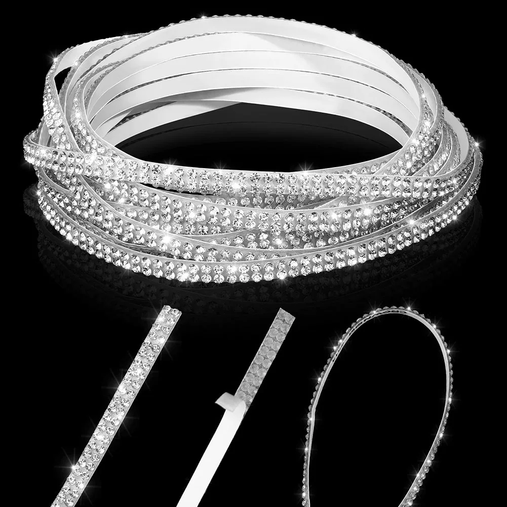 Crystal Sticker Rhinestones Soft Strips Universal Waterproof 1 Roll 1Yard 4.5 Meters Auto Parts Car Accessories
Crystal Sticker Rhinestones Soft Strips Universal Waterproof 1 Roll 1Yard 4.5 Meters Auto Parts Car Accessories