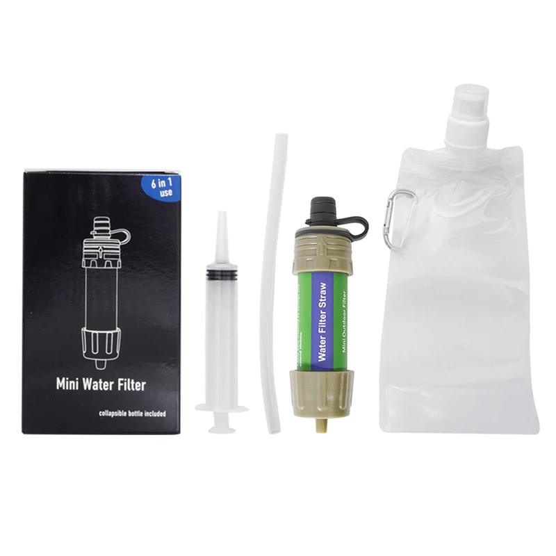 10PCS Survival Water Purifier Filter Mini Drinking Water Filter Emergency Purifier Hiking Camping Water Purification Pipe
10PCS Survival Water Purifier Filter Mini Drinking Water Filter Emergency Purifier Hiking Camping Water Purification Pipe