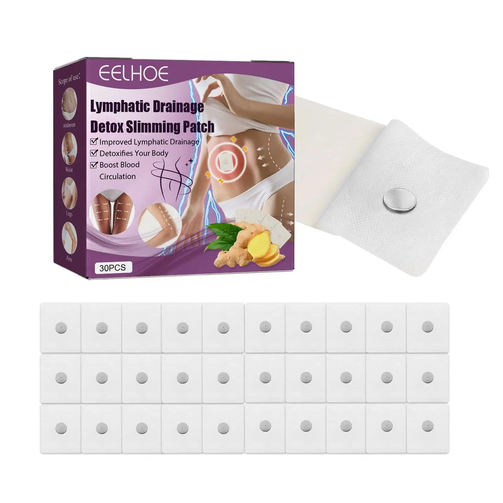 30Pcs/Box Slimming Patch Effective Strong Fat Burner Lose Weight Stickers Body Belly Waist Cellulite Weight Loss Products
30Pcs/Box Slimming Patch Effective Strong Fat Burner Lose Weight Stickers Body Belly Waist Cellulite Weight Loss Products