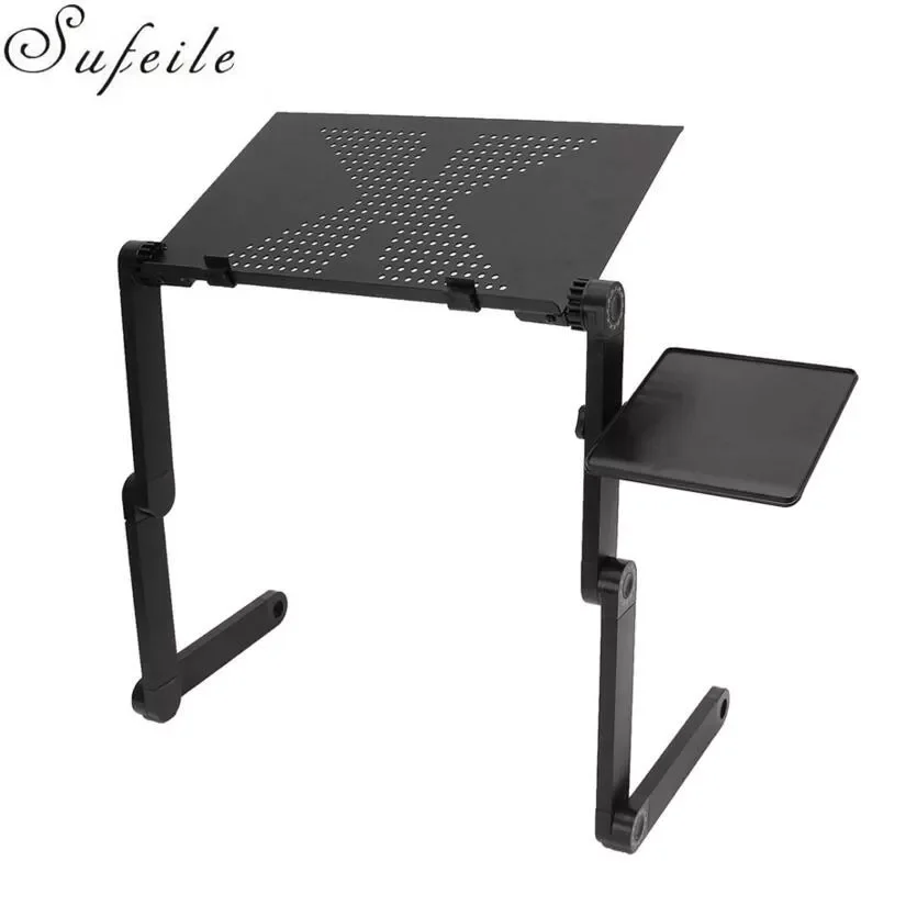 SUFEILE Aluminum Laptop Folding Table Computer desk Stand for Bed 360 degree rotation MultiFunctional Portable folding table D5
SUFEILE Aluminum Laptop Folding Table Computer desk Stand for Bed 360 degree rotation MultiFunctional Portable folding table D5