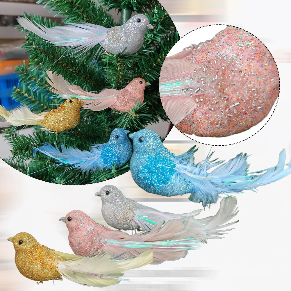 Artificial Bird Christmas Colored Feather Bird Imitation Bird Foam Bird Decoration Ornaments For Gift Decoration Multiple Uses
Artificial Bird Christmas Colored Feather Bird Imitation Bird Foam Bird Decoration Ornaments For Gift Decoration Multiple Uses