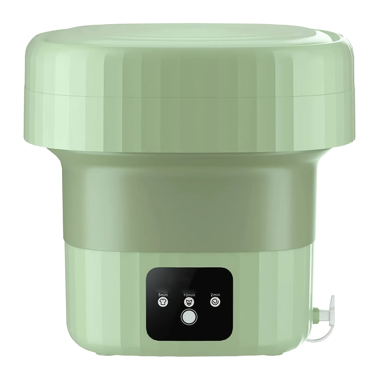 1pc Portable Mini Washing Machine Collapsible Bucket, 6L/8L 3 Modes Effective Steri-lizing Washer With Drain Basket For Clothes
1pc Portable Mini Washing Machine Collapsible Bucket, 6L/8L 3 Modes Effective Steri-lizing Washer With Drain Basket For Clothes