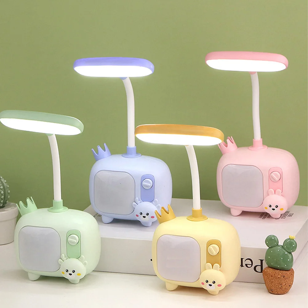 Portable LED Desk Lamp Foldable Light Cute Cartoon Desk Lamp USB Recharge LED Reading Light Eye Protective Colorful Night light
Portable LED Desk Lamp Foldable Light Cute Cartoon Desk Lamp USB Recharge LED Reading Light Eye Protective Colorful Night light
