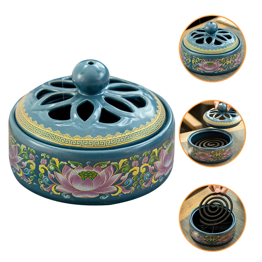 Incense Burner Holder Buddhism Incense Coil Holder for Temples Yoga Room Decor 
Incense Burner Holder Buddhism Incense Coil Holder for Temples Yoga Room Decor