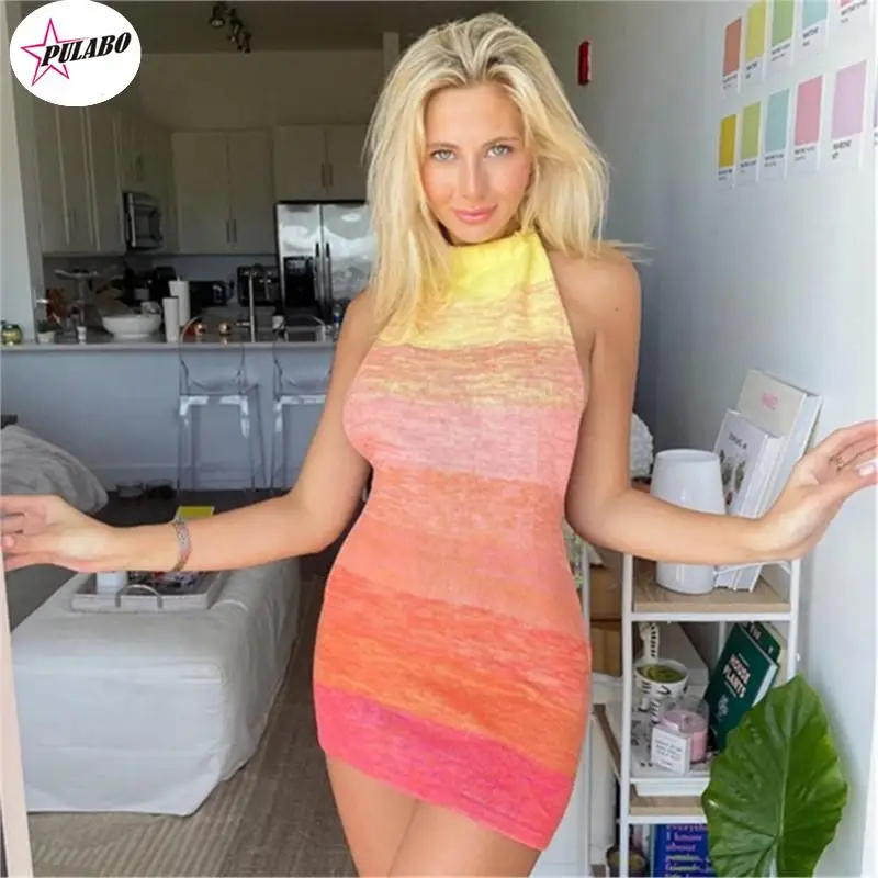 2022 Patchwork Summer Knit Bodycon Dress Women Halter Neck Backless Beach Sleeveless Green Sexy Party Dresses Mini
2022 Patchwork Summer Knit Bodycon Dress Women Halter Neck Backless Beach Sleeveless Green Sexy Party Dresses Mini