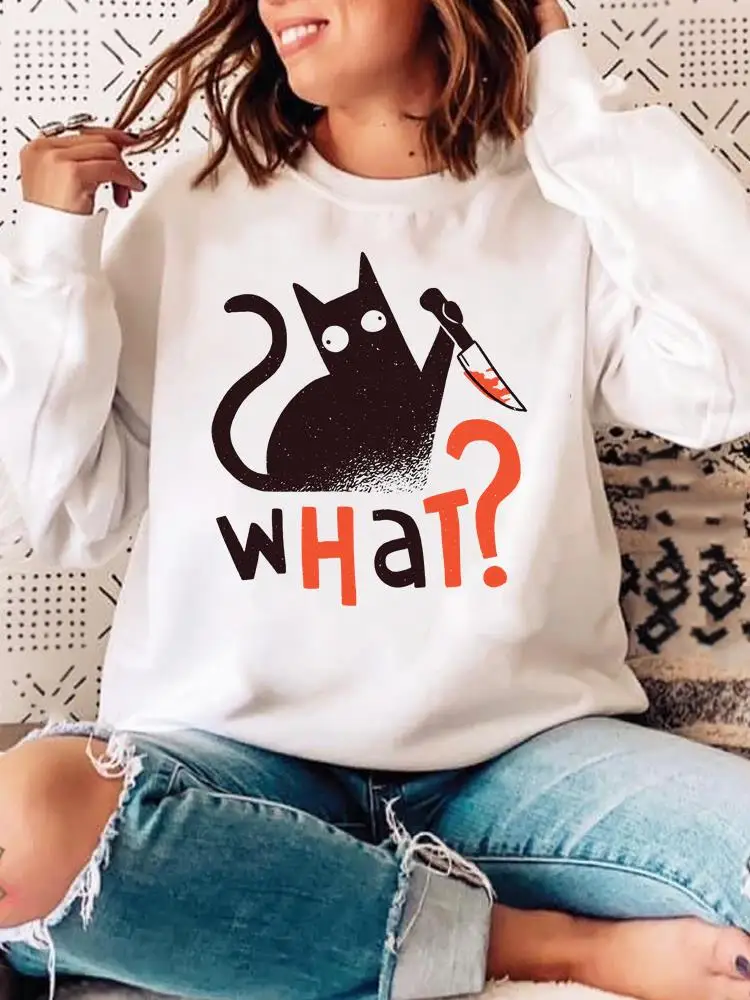 Cat Funny Letter Trend 90s Fall Autumn Pullovers Female Halloween Spring Print Women Hoodies Casual Woman Graphic Sweatshirts
Cat Funny Letter Trend 90s Fall Autumn Pullovers Female Halloween Spring Print Women Hoodies Casual Woman Graphic Sweatshirts