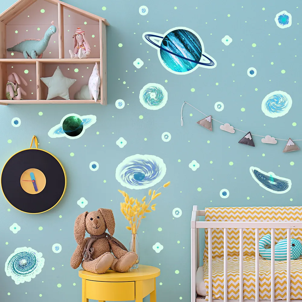 Luminous Moon Stars Dots Wall Sticker Blue Cosmic Planet Bedroom Children's Room Dormitory Background Wall Decorative Stickers
Luminous Moon Stars Dots Wall Sticker Blue Cosmic Planet Bedroom Children's Room Dormitory Background Wall Decorative Stickers