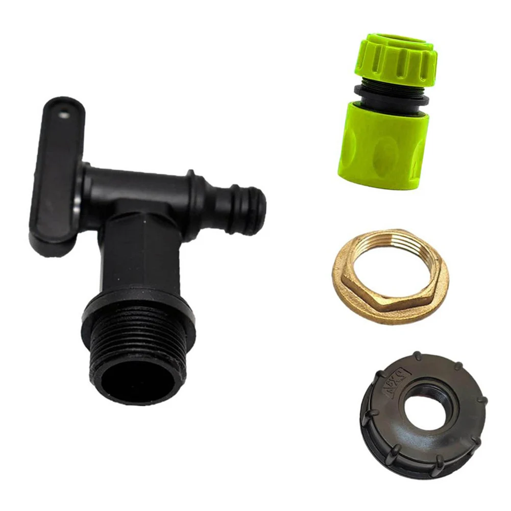 1set Water Butt Tap Replacement Kit IBC Tank Adapter ABS 3/4" BSP Threads 1/2 -inch DN15 Hose For Garden Water Connector
1set Water Butt Tap Replacement Kit IBC Tank Adapter ABS 3/4" BSP Threads 1/2 -inch DN15 Hose For Garden Water Connector