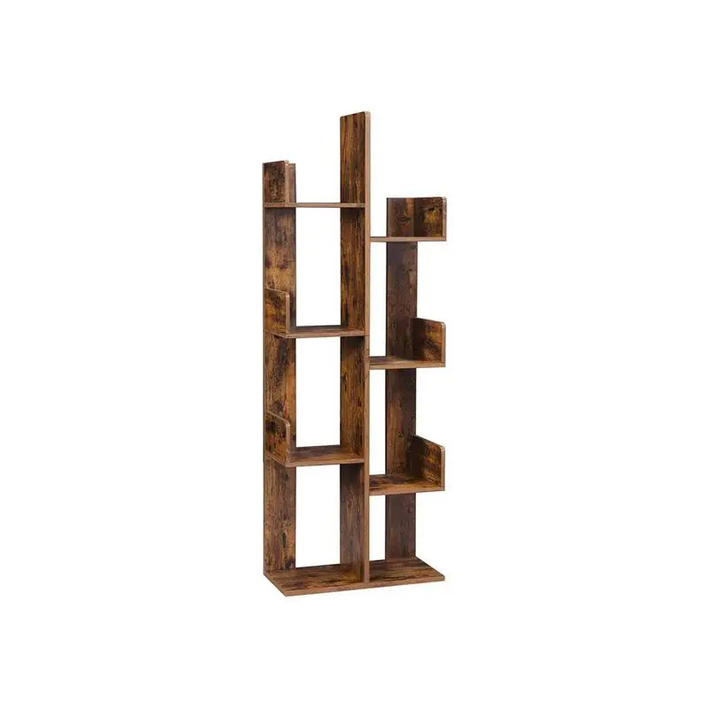 Bookcase, Tree-Shaped Bookshelf with 8 Storage Shelves, Rounded Corners, 19.7 x 9.8 x 55.1 Inches
Bookcase, Tree-Shaped Bookshelf with 8 Storage Shelves, Rounded Corners, 19.7 x 9.8 x 55.1 Inches