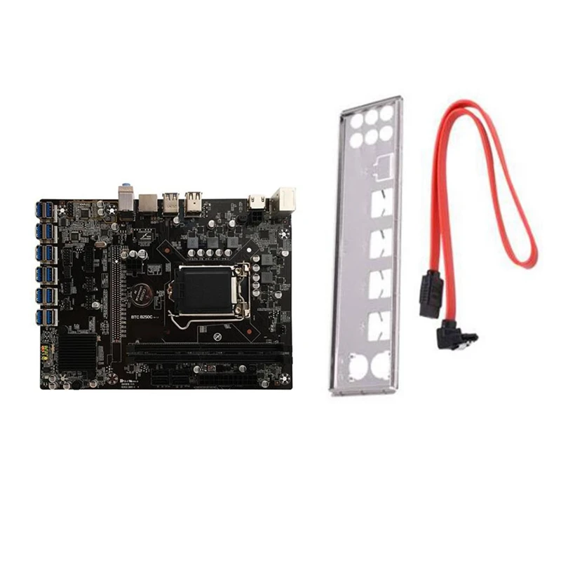 Материнская плата B250 BTC с интерфейсом USB 1151 на PCI-E
Материнская плата B250 BTC с интерфейсом USB 1151 на PCI-E