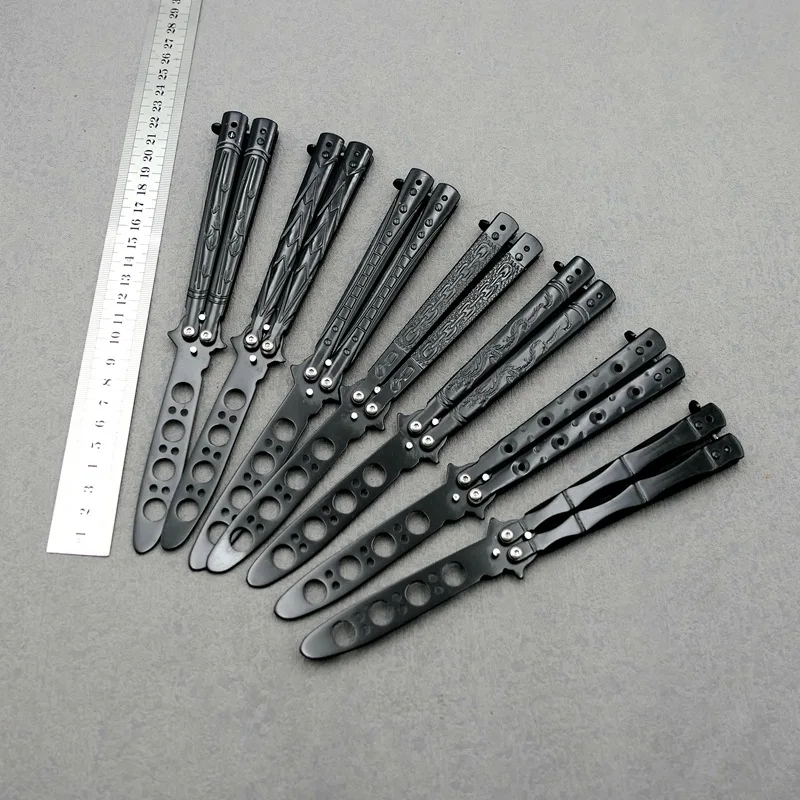 Портативный Учебный нож-бабочка CSGO Balisong, тренировочный карманный нож из нержавеющей стали, тренировочный инструмент для игр на открытом во...
Портативный Учебный нож-бабочка CSGO Balisong, тренировочный карманный нож из нержавеющей стали, тренировочный инструмент для игр на открытом во...