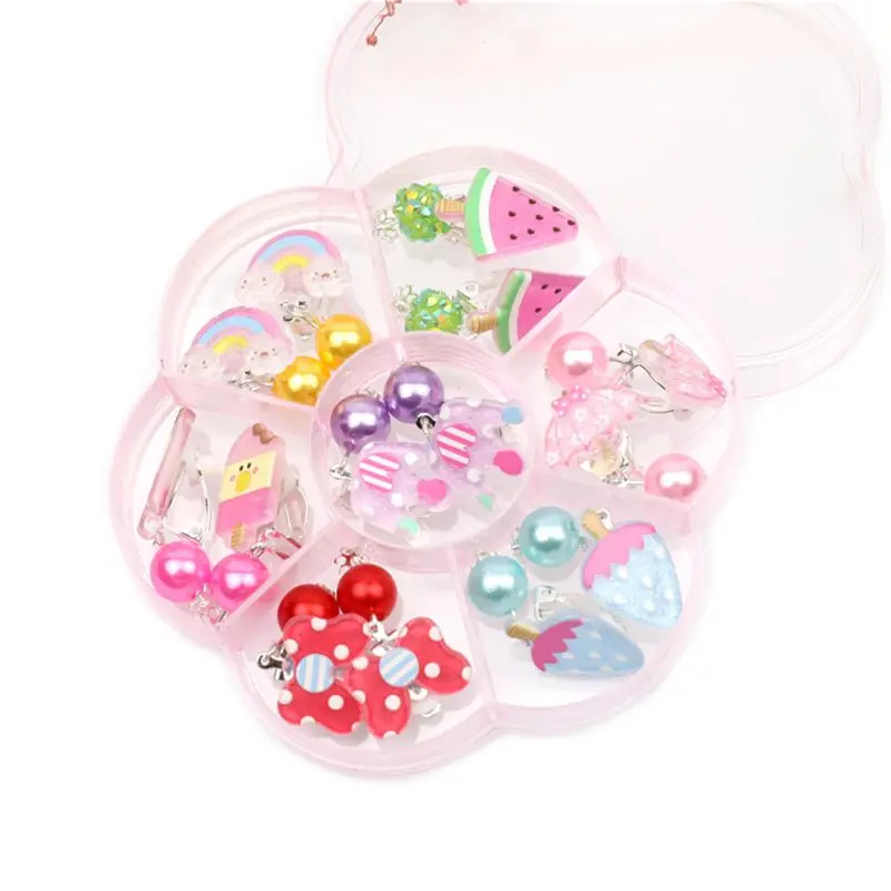 7 Pairs Clip on Earrings Girls No Pierced Design Earrings Dress up Princess Pain-resistant for Play Jewelry for Little G
7 Pairs Clip on Earrings Girls No Pierced Design Earrings Dress up Princess Pain-resistant for Play Jewelry for Little G