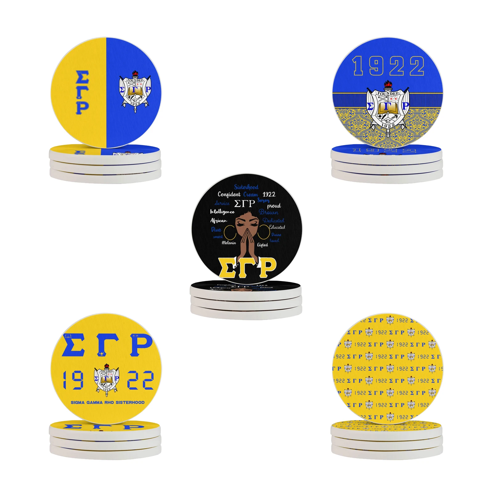 Подставка под напитки Sigma Gamma Rho 1922 SGR для защиты столешницы, круглые подставки под чашки, коврик для дома и кухни
Подставка под напитки Sigma Gamma Rho 1922 SGR для защиты столешницы, круглые подставки под чашки, коврик для дома и кухни