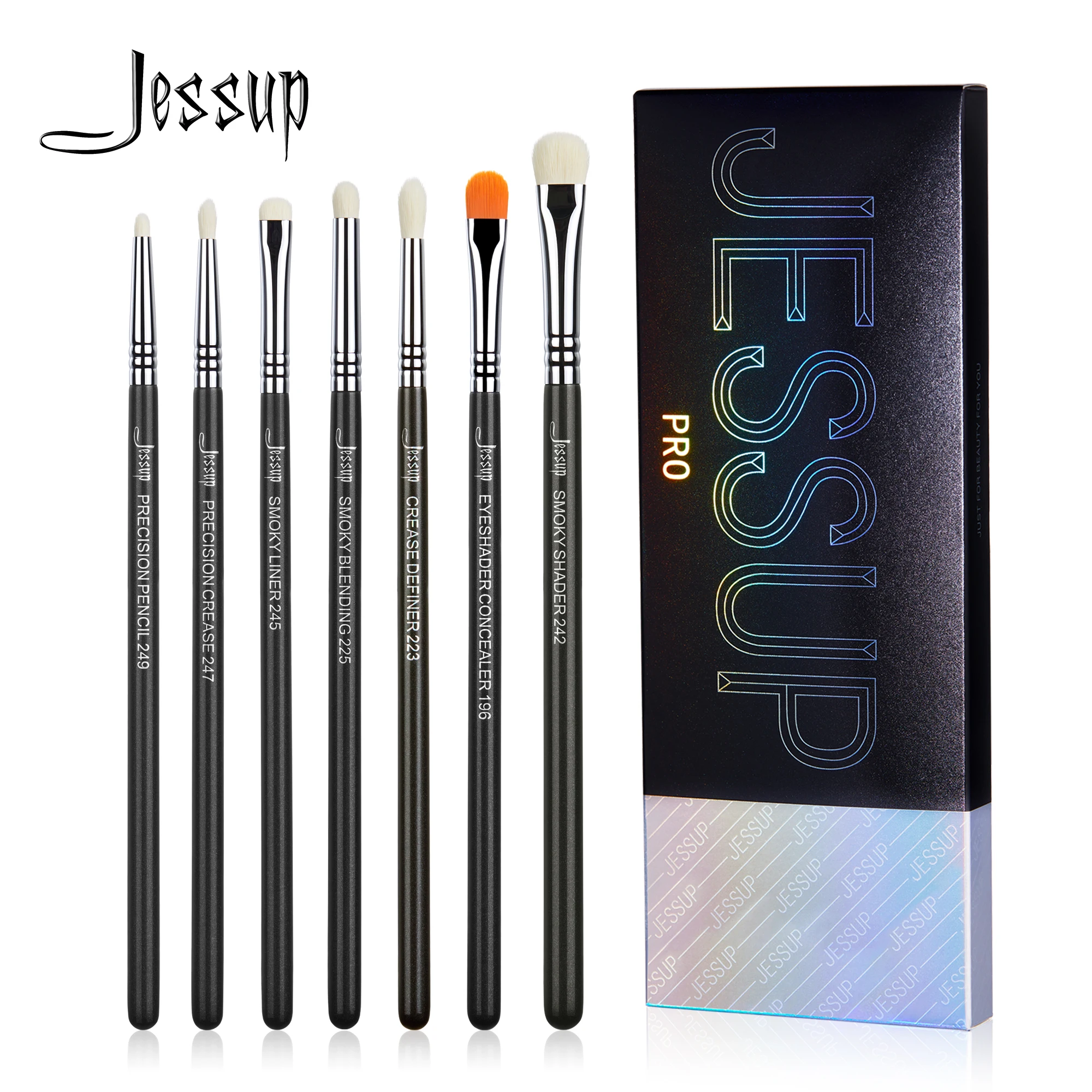 Jessup Eyeshadow Brush Set Eye Makeup Brushes set Synthetic Blending Shader Crease Smoky Concealer Pencil T334
Jessup Eyeshadow Brush Set Eye Makeup Brushes set Synthetic Blending Shader Crease Smoky Concealer Pencil T334
