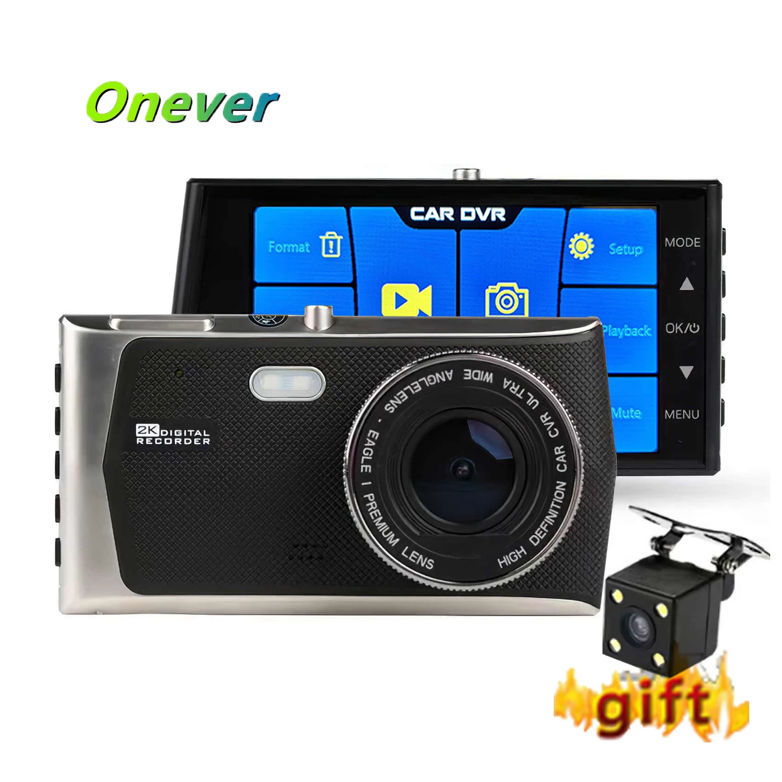 Onever Car Camera Recorder DVR High Definition 1080P Dual Lens With Parking Mode Touch Screen TPMS Full Body Waterproof Dash Cam
Onever Car Camera Recorder DVR High Definition 1080P Dual Lens With Parking Mode Touch Screen TPMS Full Body Waterproof Dash Cam