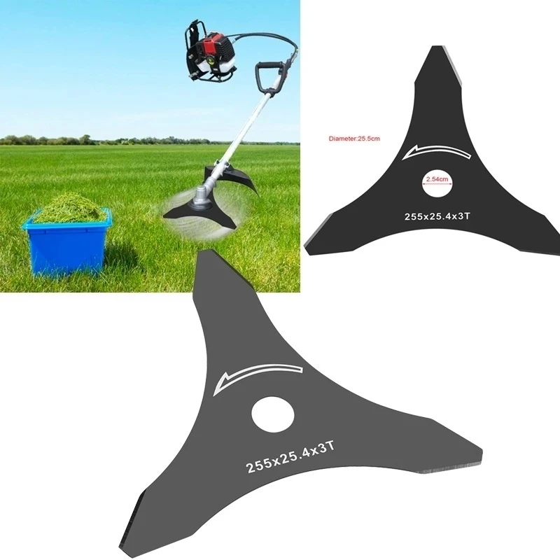 Professional 10IN 3 Teeth Brush Cutter Blade ForTypes of Grass Trimmer Brush Cutter Lawn Mower Accessories Garden Tools
Professional 10IN 3 Teeth Brush Cutter Blade ForTypes of Grass Trimmer Brush Cutter Lawn Mower Accessories Garden Tools