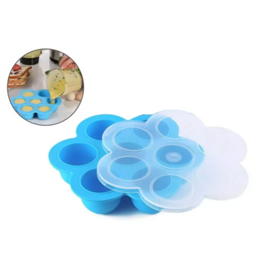 2 Pack Silicone Egg Bites Molds with Lid For 5 6 8 qt Instant Pot Accessories Silicone 7-hole food supplement box
2 Pack Silicone Egg Bites Molds with Lid For 5 6 8 qt Instant Pot Accessories Silicone 7-hole food supplement box