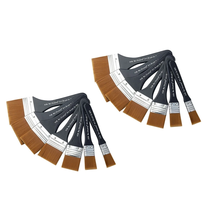 Y9RF Pro Flat Painting Brush Furniture Brush Cleaner School Painting Art Supply 1/7X
Y9RF Pro Flat Painting Brush Furniture Brush Cleaner School Painting Art Supply 1/7X