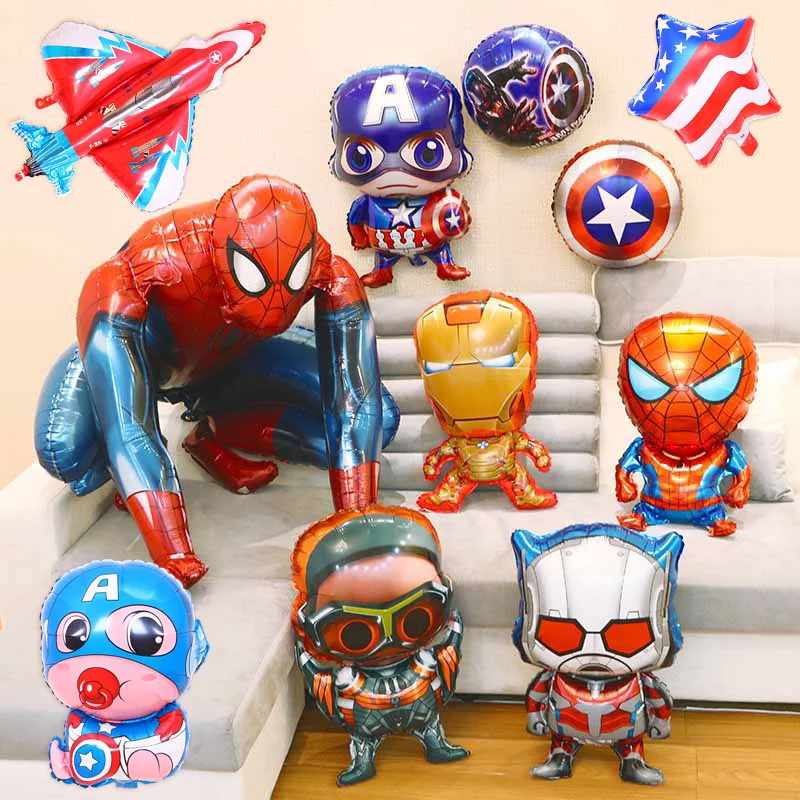 New 3D Spiderman Balloons Theme Birthday Party Decoration Disposable Tableware for Kid Boy Birth Party Supplies Iron Man Balloon
New 3D Spiderman Balloons Theme Birthday Party Decoration Disposable Tableware for Kid Boy Birth Party Supplies Iron Man Balloon