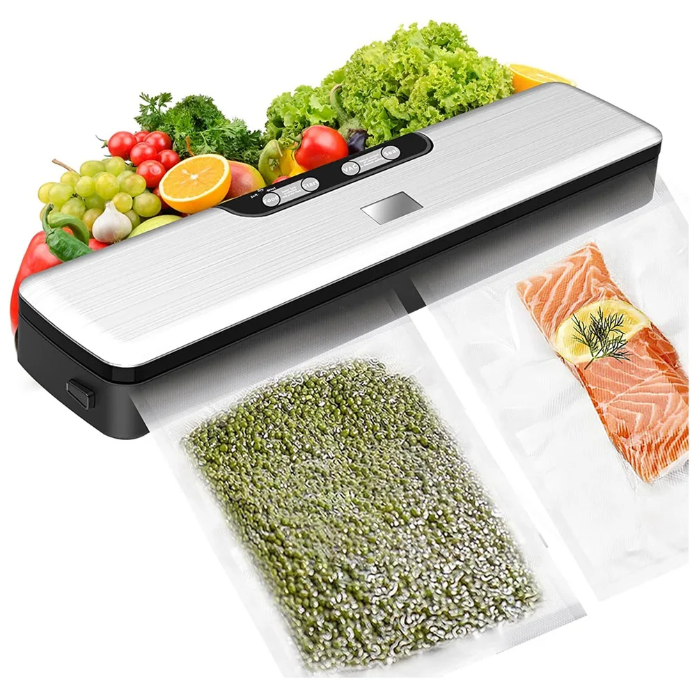 Vacuum Sealer Machine, Food Vacuum Sealer Sealing Machine for Food Preservation, with 15 Sealer Bags Starter Kit EU Plug
Vacuum Sealer Machine, Food Vacuum Sealer Sealing Machine for Food Preservation, with 15 Sealer Bags Starter Kit EU Plug