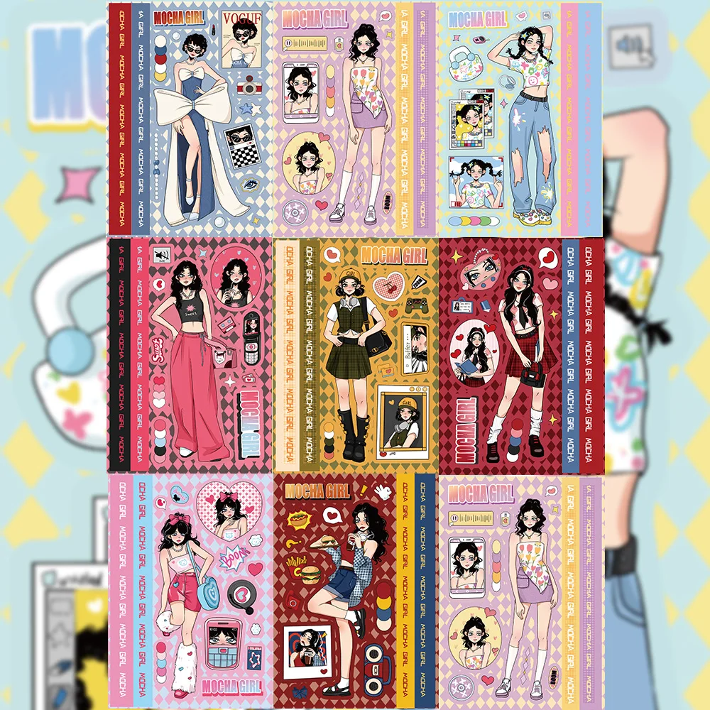 8pcs American Teenager To Wear A Mobile Phone Back Card Decorative Stickers DIY Cup Decorative Stickers 
8pcs American Teenager To Wear A Mobile Phone Back Card Decorative Stickers DIY Cup Decorative Stickers