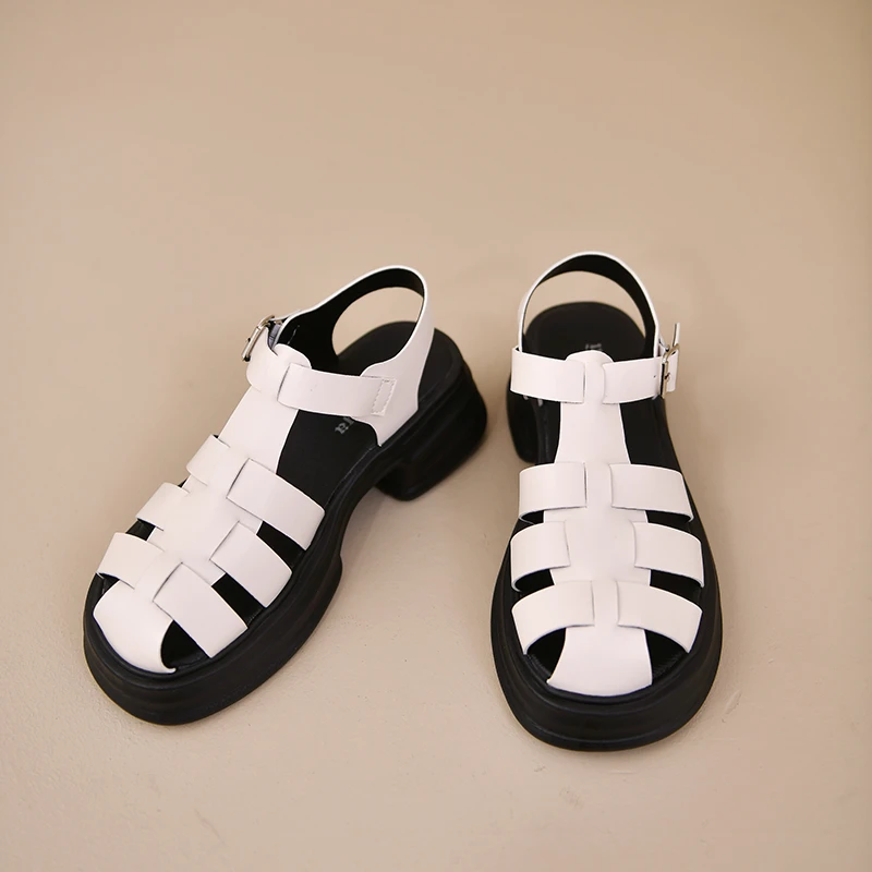 Women's Platform Sandals Summer Closed Toe Chunky Roman Sandals for Women Fashion Hollow Weave Retro Casual Student Beach Shoes
Women's Platform Sandals Summer Closed Toe Chunky Roman Sandals for Women Fashion Hollow Weave Retro Casual Student Beach Shoes