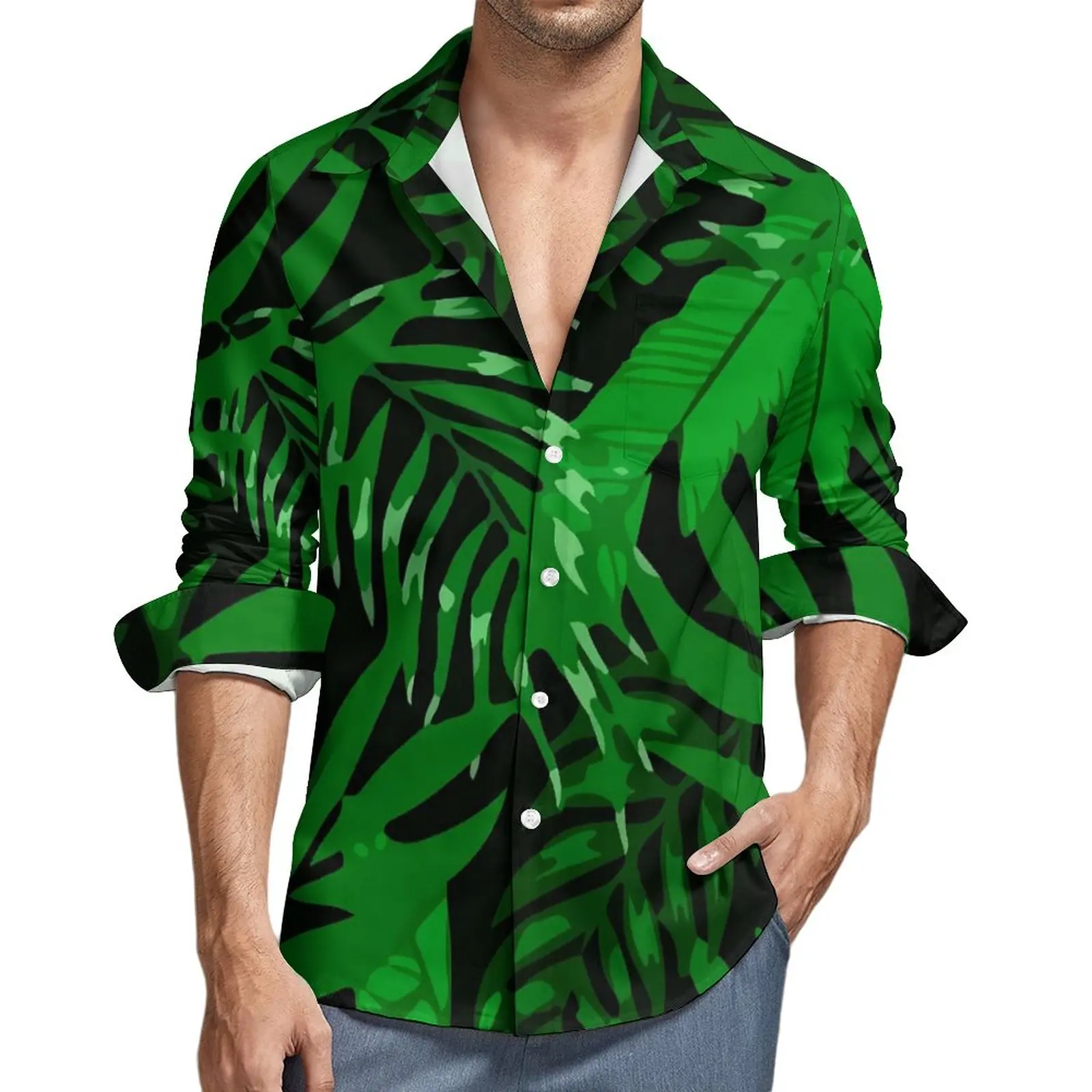 Tropical Plant Shirt Autumn Leaves Print Casual Shirts Men Fashion Blouses Long Sleeve Graphic Y2K Clothes Big Size
Tropical Plant Shirt Autumn Leaves Print Casual Shirts Men Fashion Blouses Long Sleeve Graphic Y2K Clothes Big Size