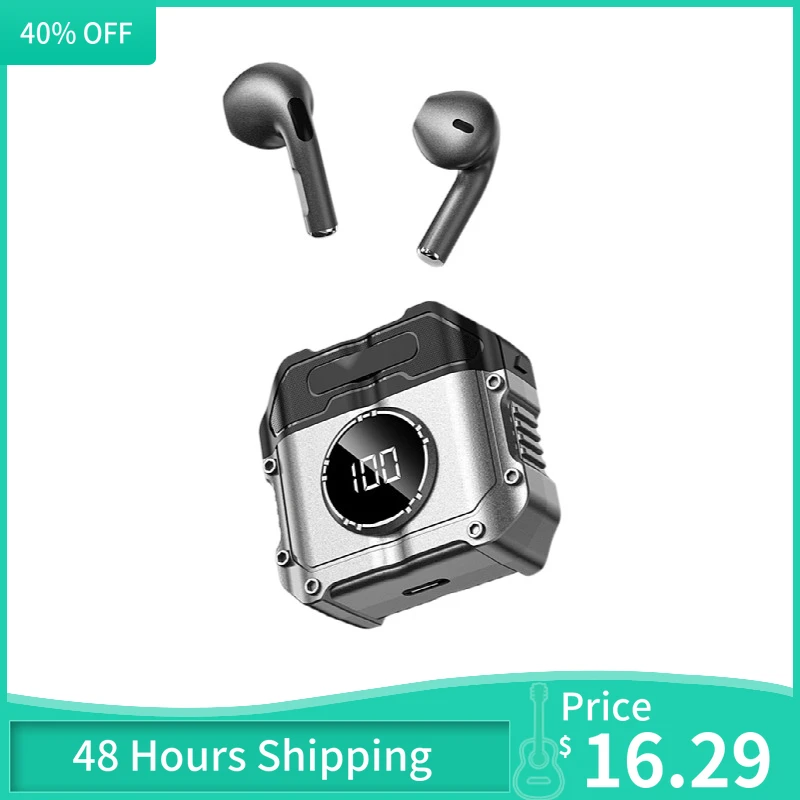 Wireless Bluetooth Game Music Earphones High-quality Sound TWS 5.2 Bluetooth Headsets 6D Stereo Touch Digital Display Mechanical
Wireless Bluetooth Game Music Earphones High-quality Sound TWS 5.2 Bluetooth Headsets 6D Stereo Touch Digital Display Mechanical