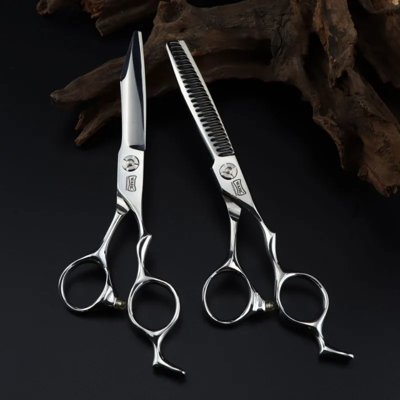 

ZqZq Hairdressing Scissors 6 Inch Hair Scissors Professional Barber Scissors Cutting Thinning Styling Tool Hairdressing Shear