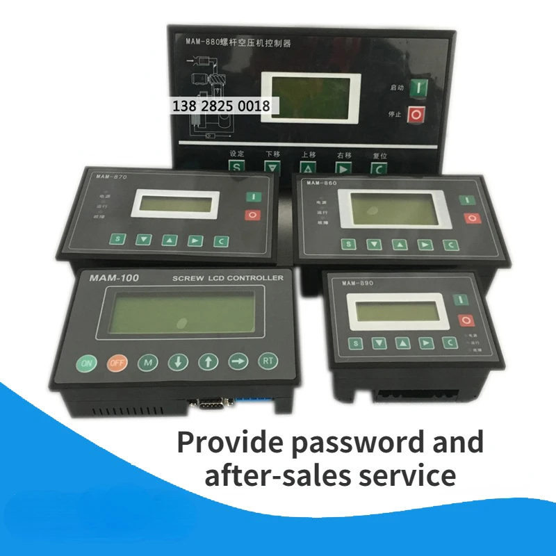 Контроллер винтового воздушного компрессора MAM-860/870/880/890(B)/6070/6090 панель дисплея
Контроллер винтового воздушного компрессора MAM-860/870/880/890(B)/6070/6090 панель дисплея