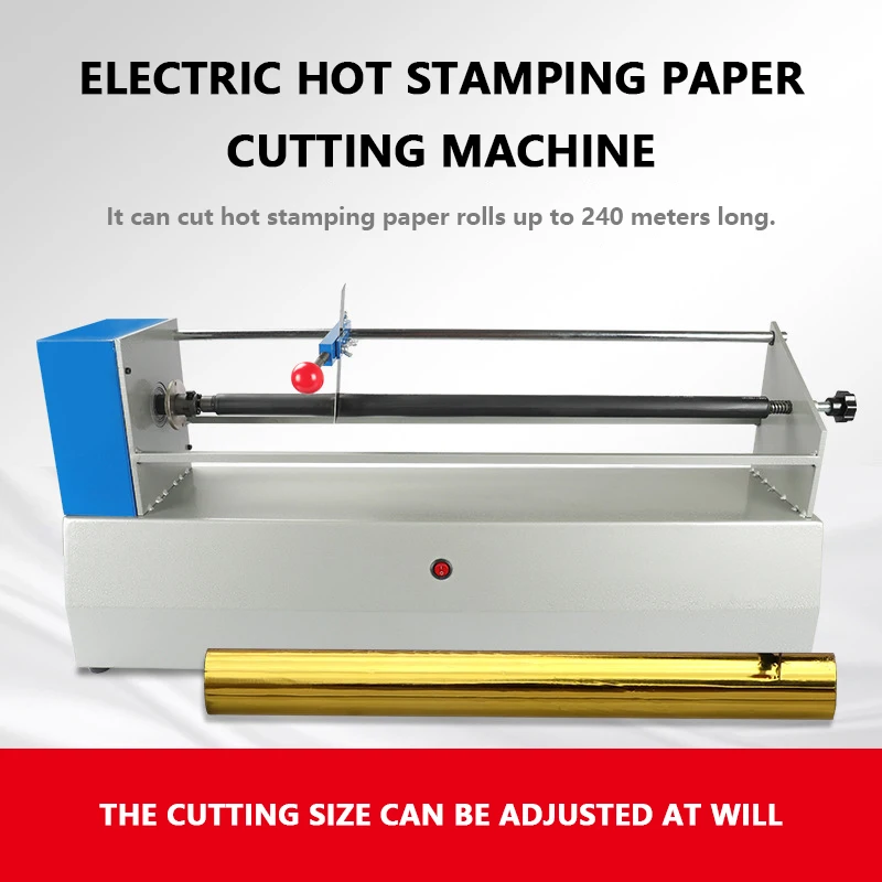 Electric Foil Paper Cutter Electromechanical Aluminum Cutting Machine Guillotine Trimmer Ribbon Separator Slitting Machine 1pc
Electric Foil Paper Cutter Electromechanical Aluminum Cutting Machine Guillotine Trimmer Ribbon Separator Slitting Machine 1pc