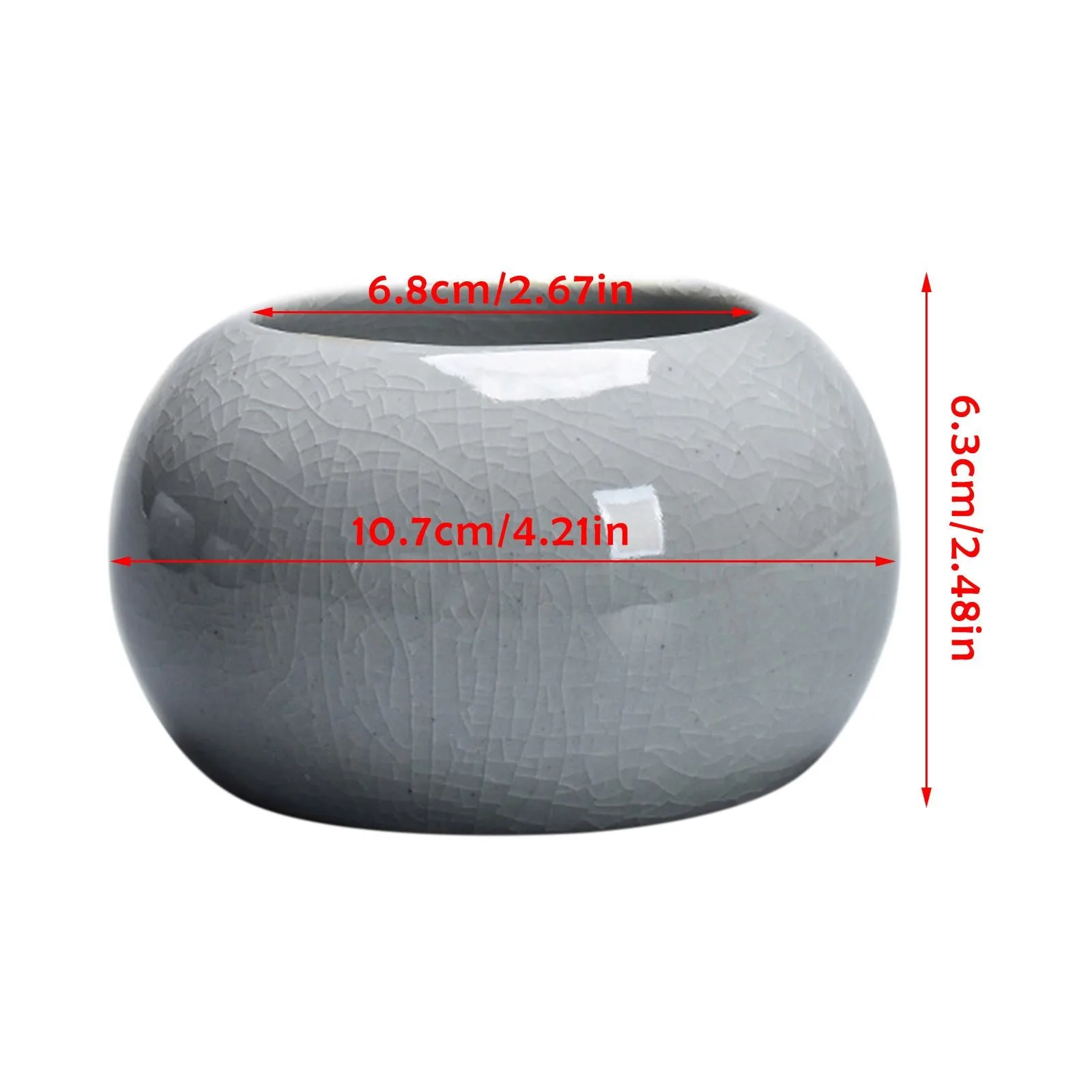 Green Radish Culture Flower Pot Ceramic Water Culture Nonporous Small Vase Desktop Potted Retro Plant Pot Flower Stand Vase
Green Radish Culture Flower Pot Ceramic Water Culture Nonporous Small Vase Desktop Potted Retro Plant Pot Flower Stand Vase