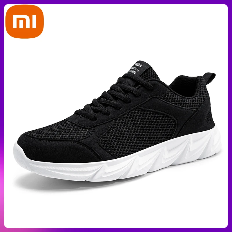 Xiaomi Spring Mesh Sneakers Men's Shoes Sports Leisure Running Shoes Male Black Breathable Comfortable Plus Size 46
Xiaomi Spring Mesh Sneakers Men's Shoes Sports Leisure Running Shoes Male Black Breathable Comfortable Plus Size 46