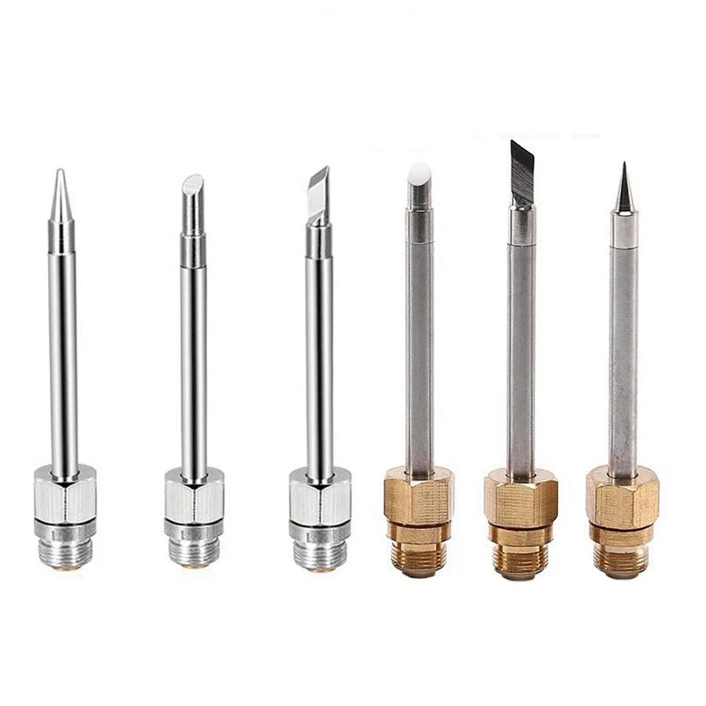6 Pcs Soldering Iron Tips 510 Interface 15W B/C/K 51mm Copper Portable For USB Welding Equipmnet Welder Tools Accessories
6 Pcs Soldering Iron Tips 510 Interface 15W B/C/K 51mm Copper Portable For USB Welding Equipmnet Welder Tools Accessories