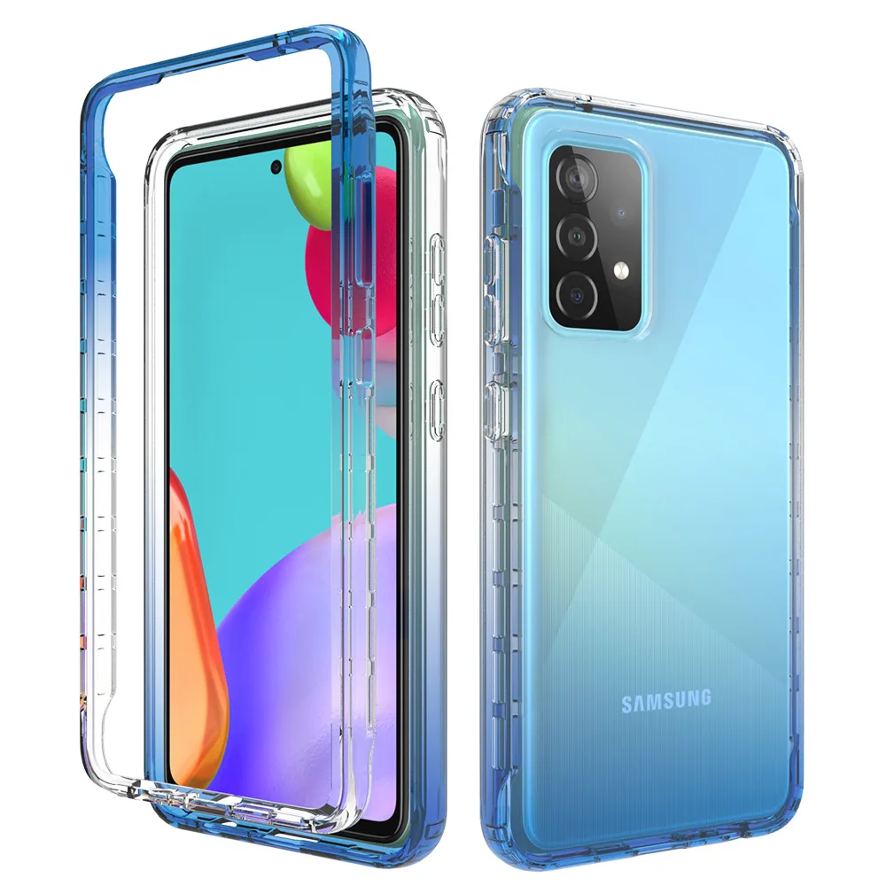 Candy Color Transparent Case for Samsung Galaxy A52 5G A52s A32 4G A72 360Degree Protection Funda Hybrid Shell Dual Layer Cover
Candy Color Transparent Case for Samsung Galaxy A52 5G A52s A32 4G A72 360Degree Protection Funda Hybrid Shell Dual Layer Cover