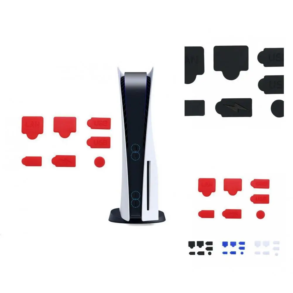 7Pcs Anti-dust Plugs High-quality Lightweight No Deformation USB Interface Dust Cap Cover Dust Plugs Console Dust Plugs
7Pcs Anti-dust Plugs High-quality Lightweight No Deformation USB Interface Dust Cap Cover Dust Plugs Console Dust Plugs