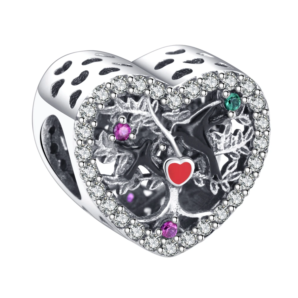 PANQDIY Fashion Women Jewelry Amulet Heart Bead 925 Sterling Silver Fruit Tree Charm Fit Original Bracelet Gift Non Allergic
PANQDIY Fashion Women Jewelry Amulet Heart Bead 925 Sterling Silver Fruit Tree Charm Fit Original Bracelet Gift Non Allergic