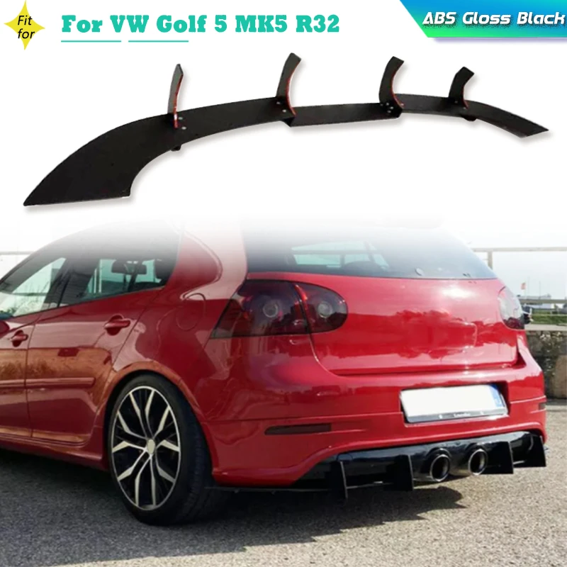 Черная губа диффузора заднего бампера ABS для Volkswagen VW Golf 5 MK5 R32 2006-2009, диффузор заднего бампера, спойлер, сплиттер, защита
Черная губа диффузора заднего бампера ABS для Volkswagen VW Golf 5 MK5 R32 2006-2009, диффузор заднего бампера, спойлер, сплиттер, защита