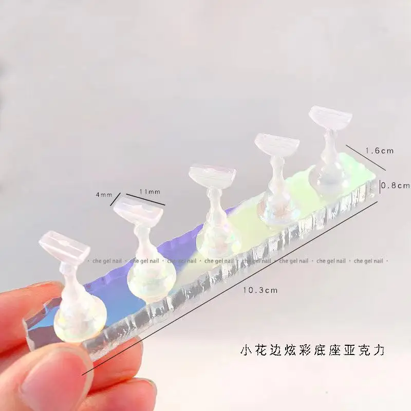 5pcs/set Magnetic Aurora Nail Art Practice Holder Base Set Acrylic Crystal Showing Shelf Nail Polish Display Stand Manicure Tool
5pcs/set Magnetic Aurora Nail Art Practice Holder Base Set Acrylic Crystal Showing Shelf Nail Polish Display Stand Manicure Tool
