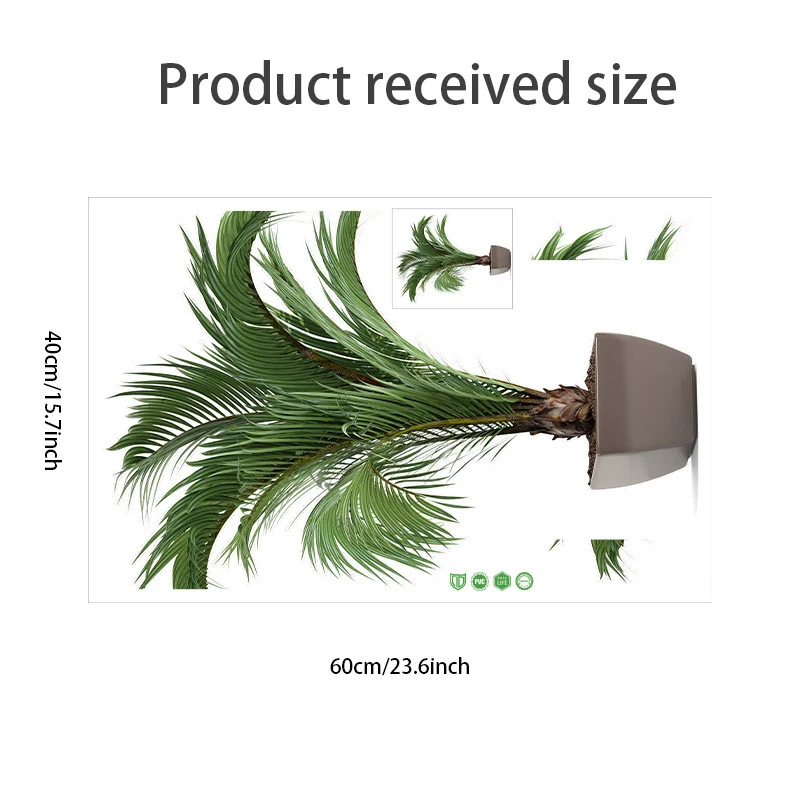 ПВХ наклейки для стен "Зелень"
ПВХ наклейки для стен "Зелень"