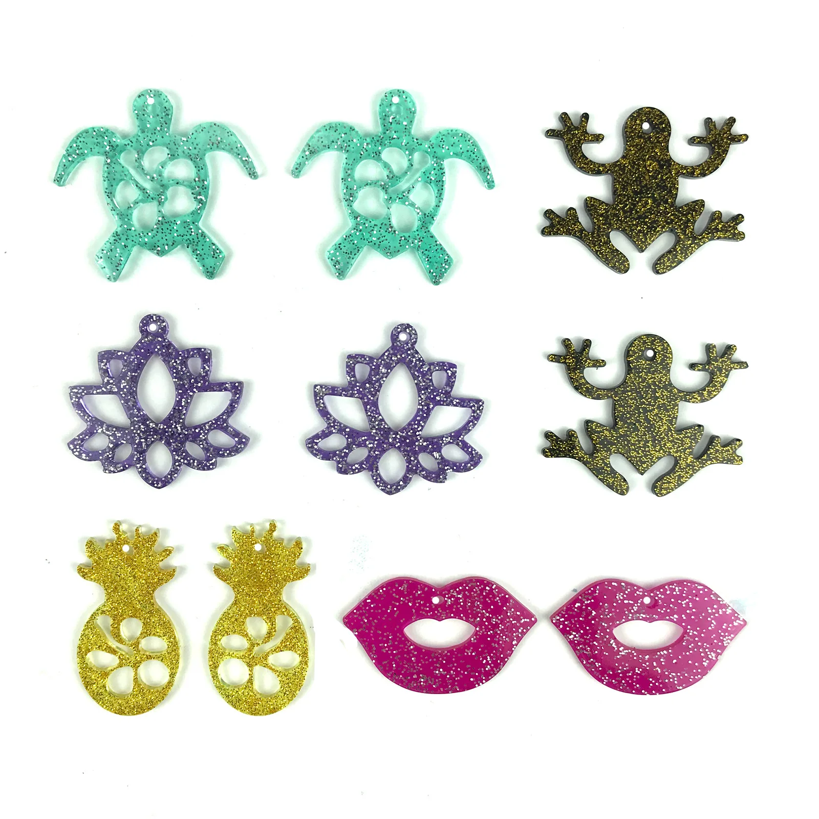 Earring Silicone Mould DIY Turtle Frog Earring Mould Lotus Pineapple Earring Pendant Silicone Molds
Earring Silicone Mould DIY Turtle Frog Earring Mould Lotus Pineapple Earring Pendant Silicone Molds