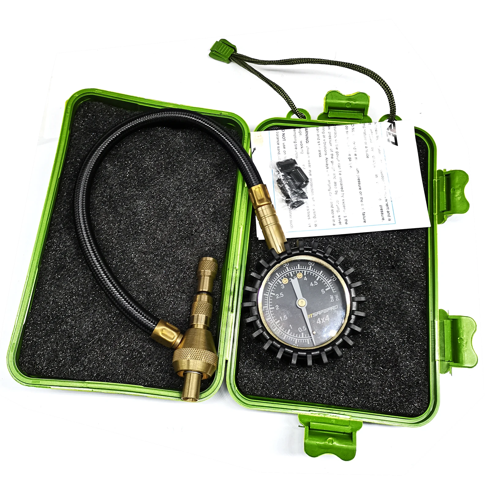 2 in 1 Professional Tire Rapid Deflator Pressure Gauge 75Psi with Special Chuck for 4X4 Large Offroad Tires
2 in 1 Professional Tire Rapid Deflator Pressure Gauge 75Psi with Special Chuck for 4X4 Large Offroad Tires